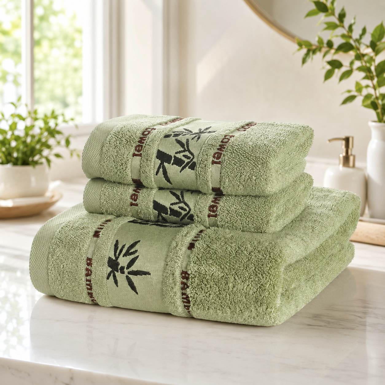 Ultra-Soft Bamboo Face Towel – Quick-Dry & Highly Absorbent