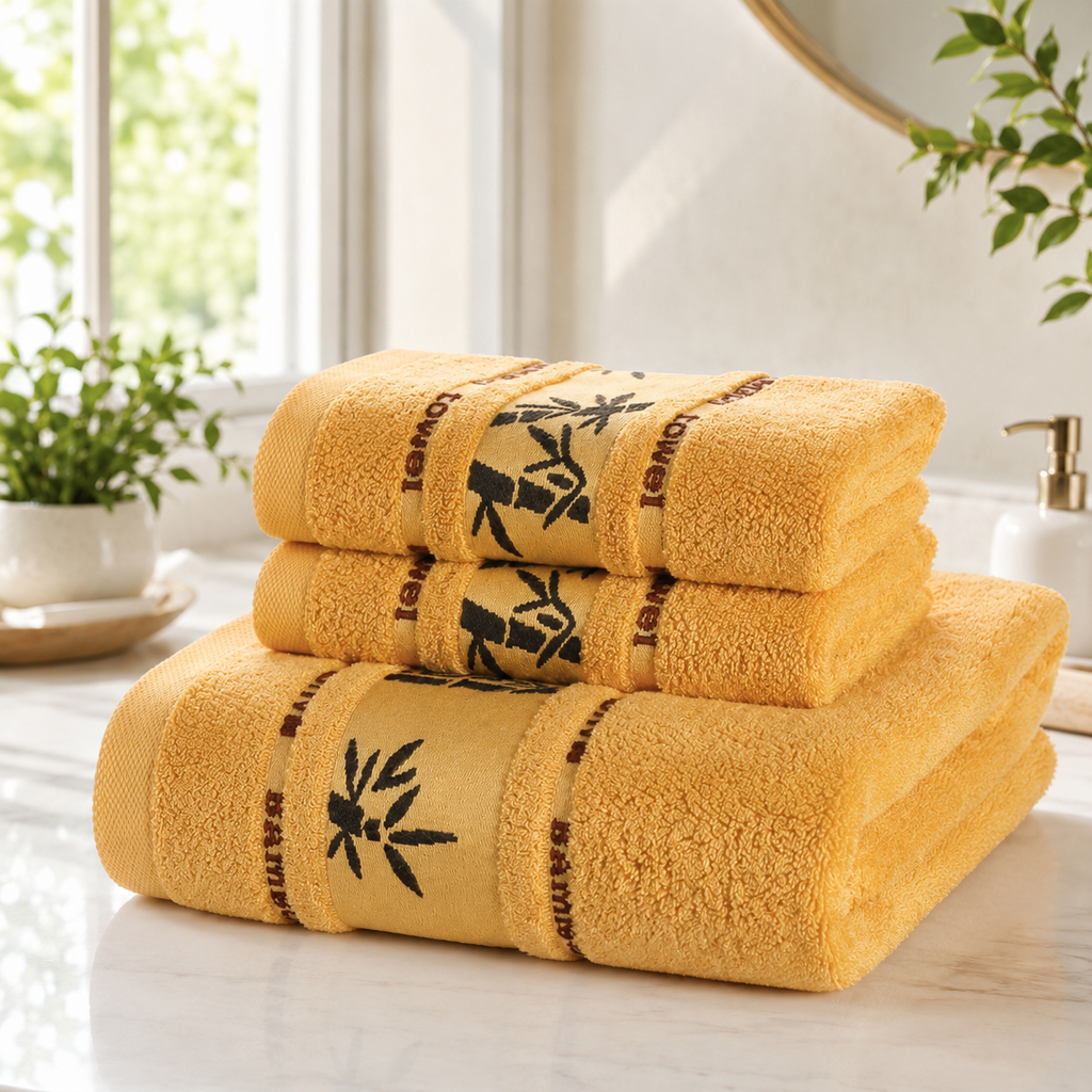 Ultra-Soft Bamboo Face Towel – Quick-Dry & Highly Absorbent