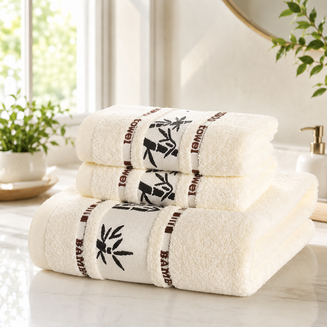Ultra-Soft Bamboo Face Towel – Quick-Dry & Highly Absorbent