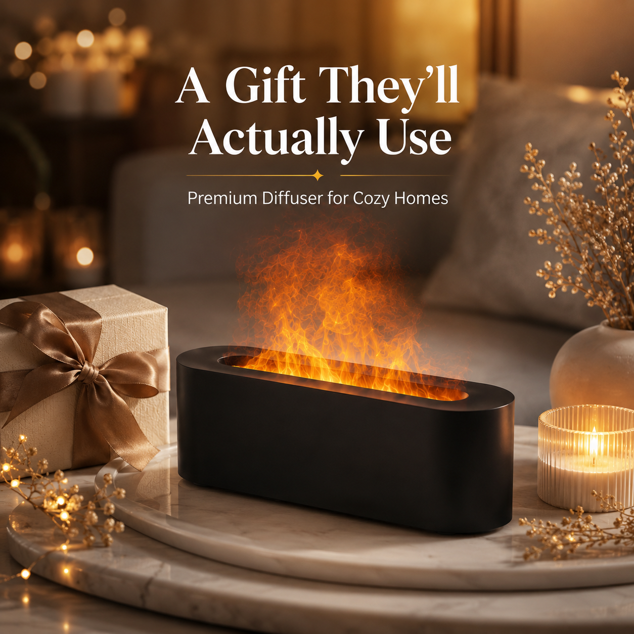 Colorful Flame Aroma Diffuser – 150 ml