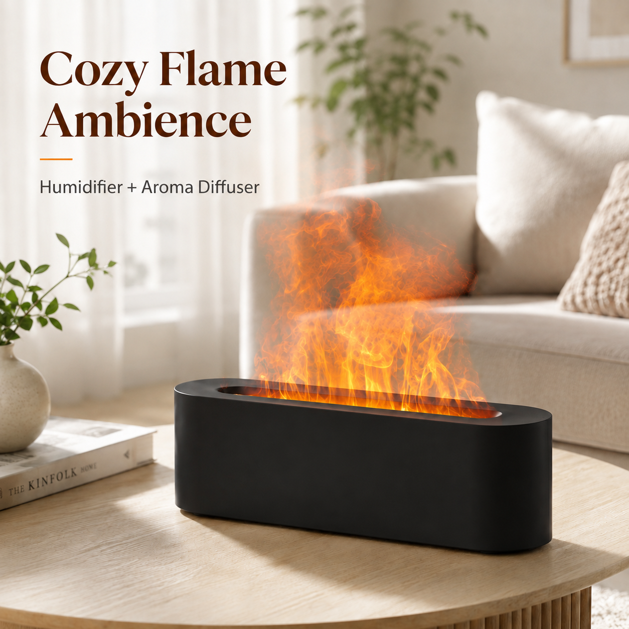Colorful Flame Aroma Diffuser – 150 ml