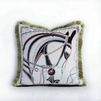 Horse Velvet Pillow Cover – 55 x 55 cm