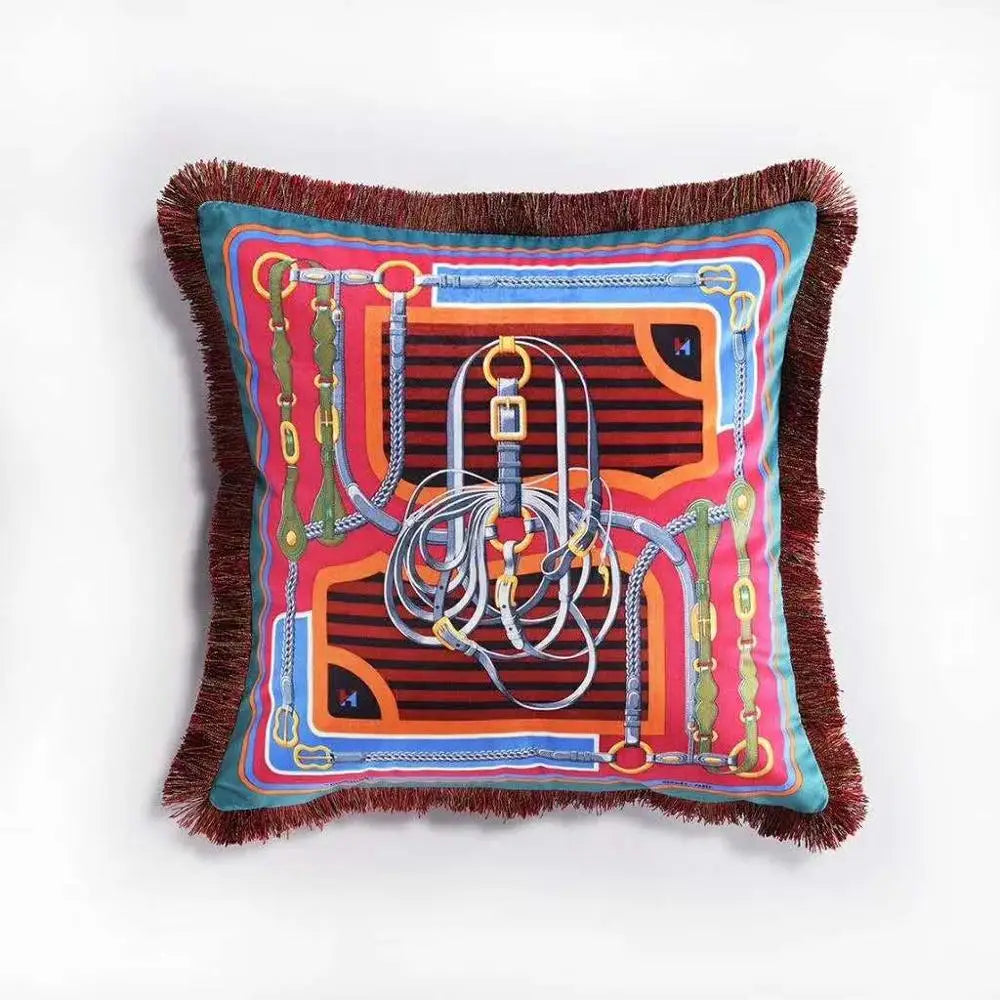 Horse Velvet Pillow Cover – 45 x 45 cm