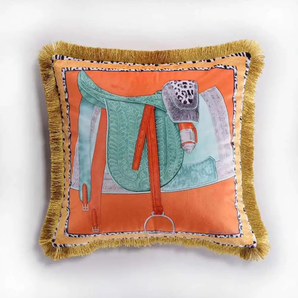 Horse Velvet Pillow Cover – 45 x 45 cm