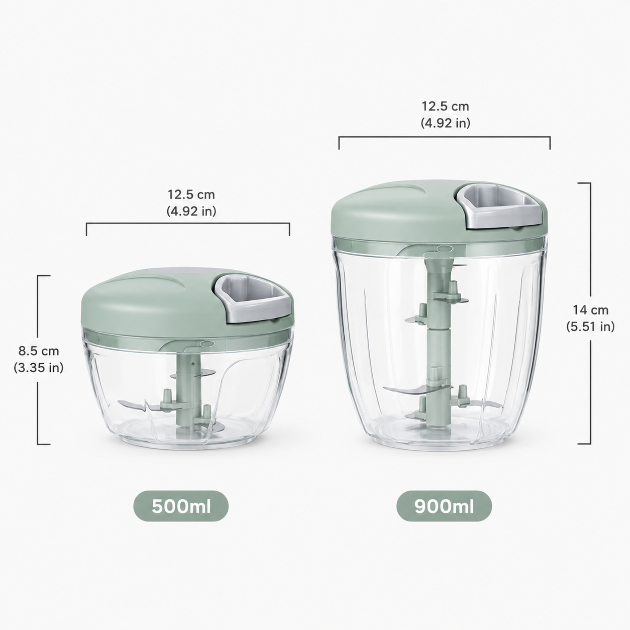 Manual Garlic and Vegetable Chopper