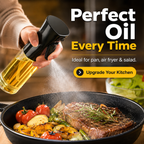 Frasco de spray de óleo para cozinhar e fritadeiras de ar