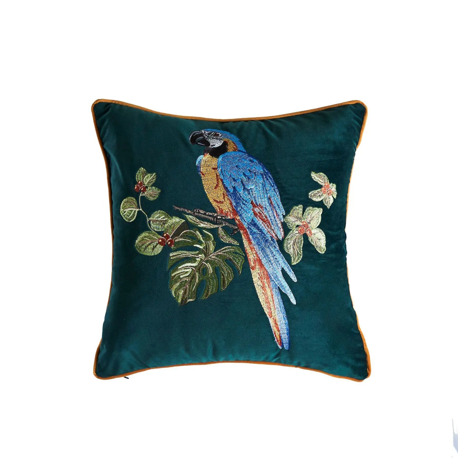 Retro Tassel Animal Velvet Cushion Cover