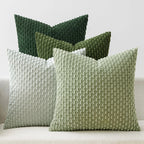 Striped Corduroy Throw Pillow Cover