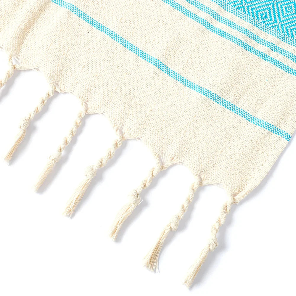 Oversized Turkish Cotton Hammam Towel – 100 × 180 cm (39.4 × 70.9 in)