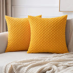 Striped Corduroy Throw Pillow Cover