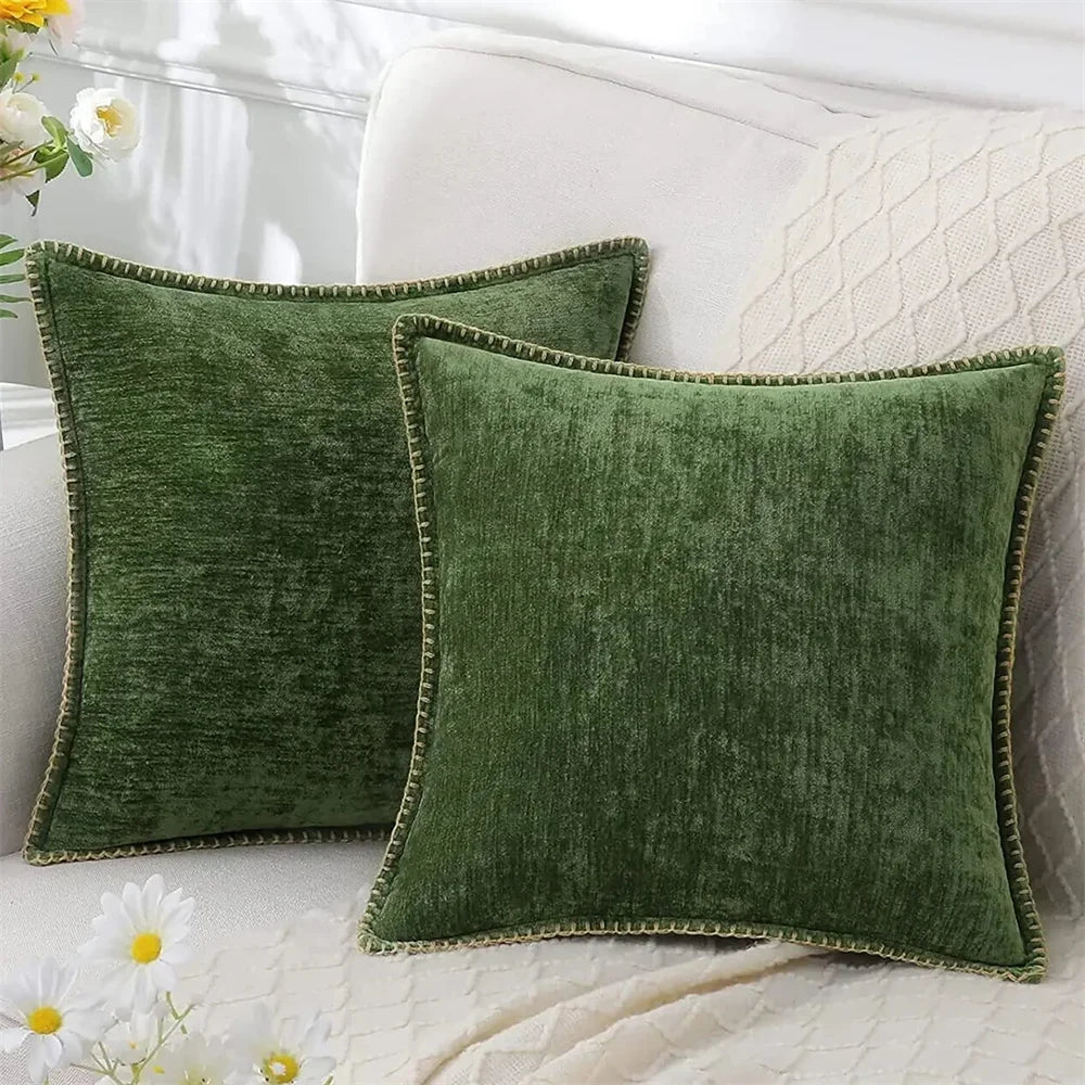 Soft Chenille Cushion Cover – Multiple Sizes