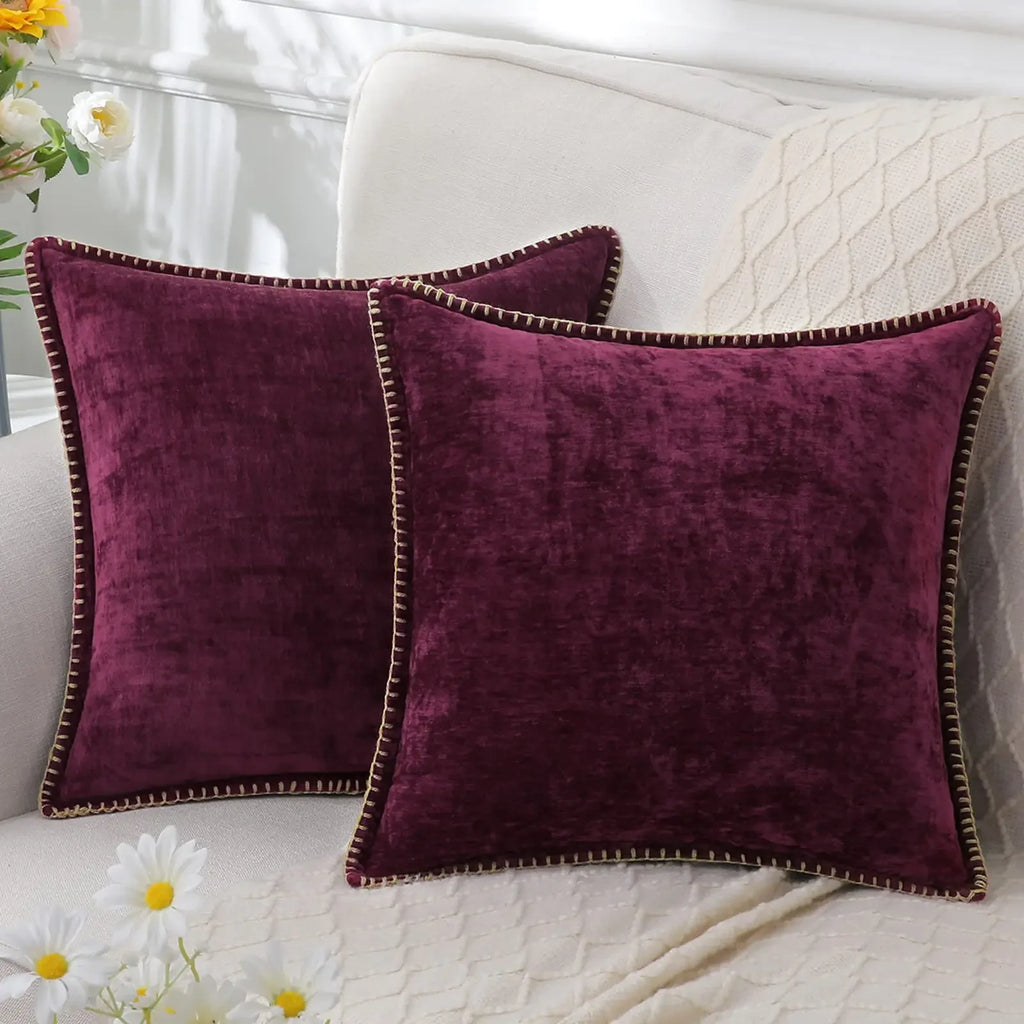 Soft Chenille Cushion Cover – Multiple Sizes