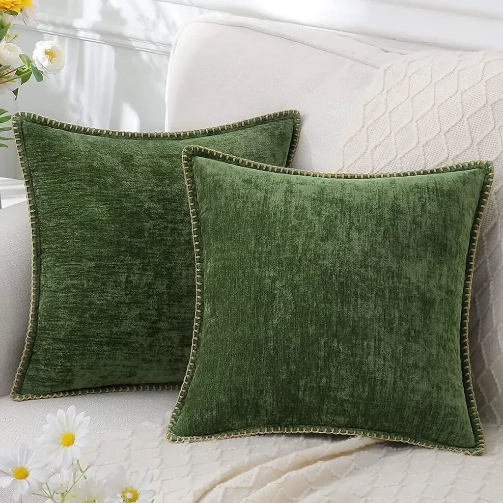 Soft Chenille Cushion Cover – Multiple Sizes
