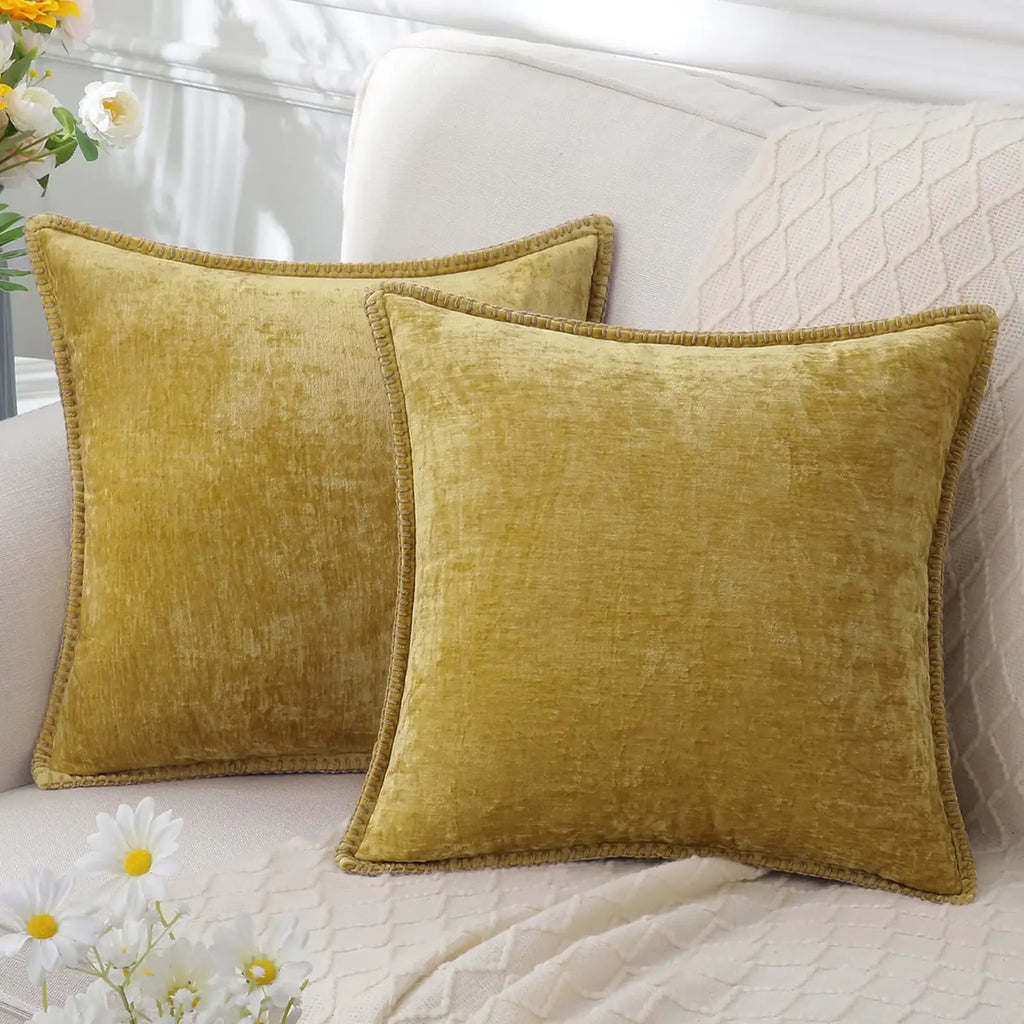 Soft Chenille Cushion Cover – Multiple Sizes