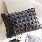 French Retro Stamped Throw Pillow Cover