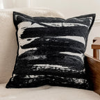 French Retro Stamped Throw Pillow Cover