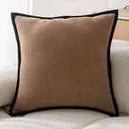 Medieval Retro Pillow Cover – Black Border