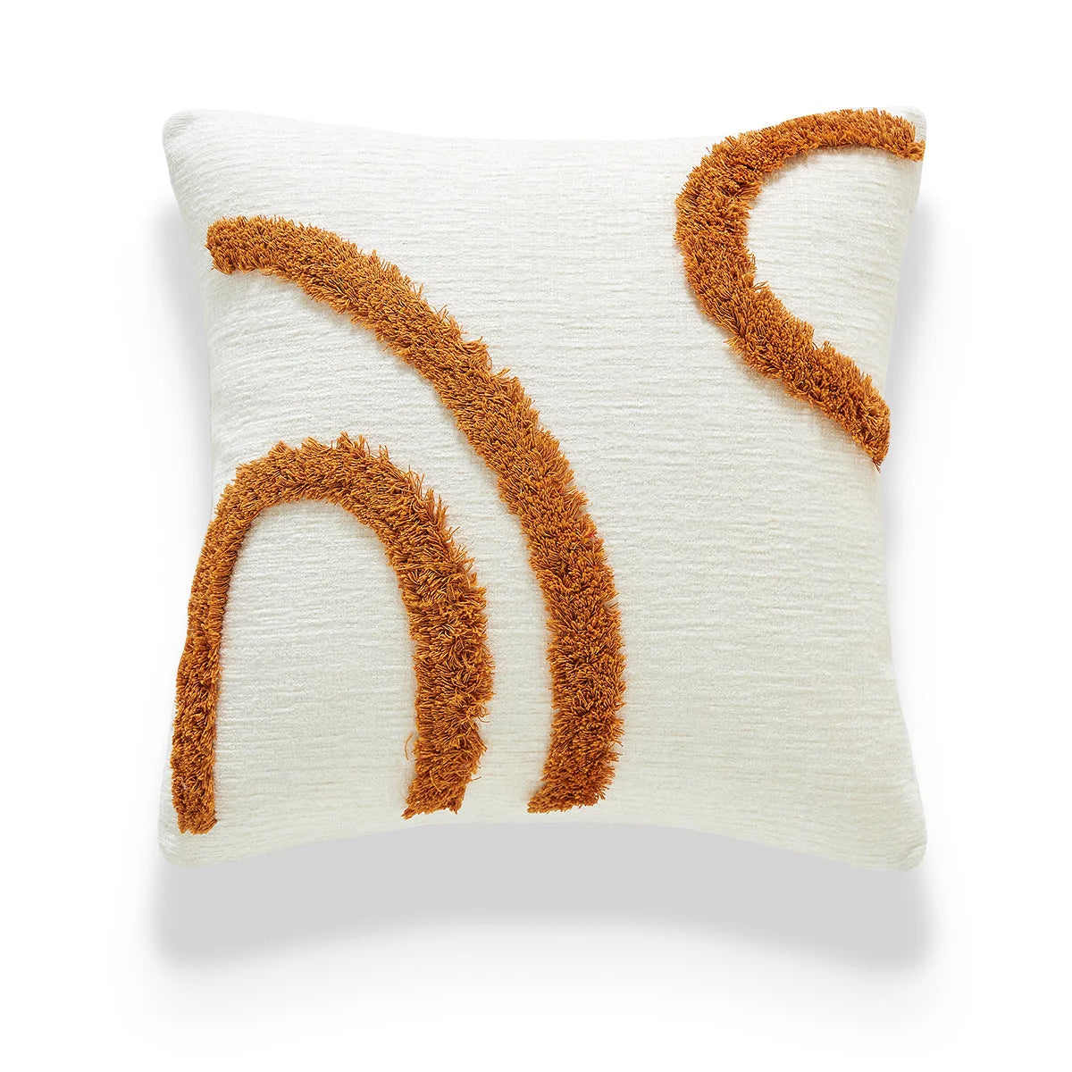 Vintage Nordic Brown Throw Pillow Cover