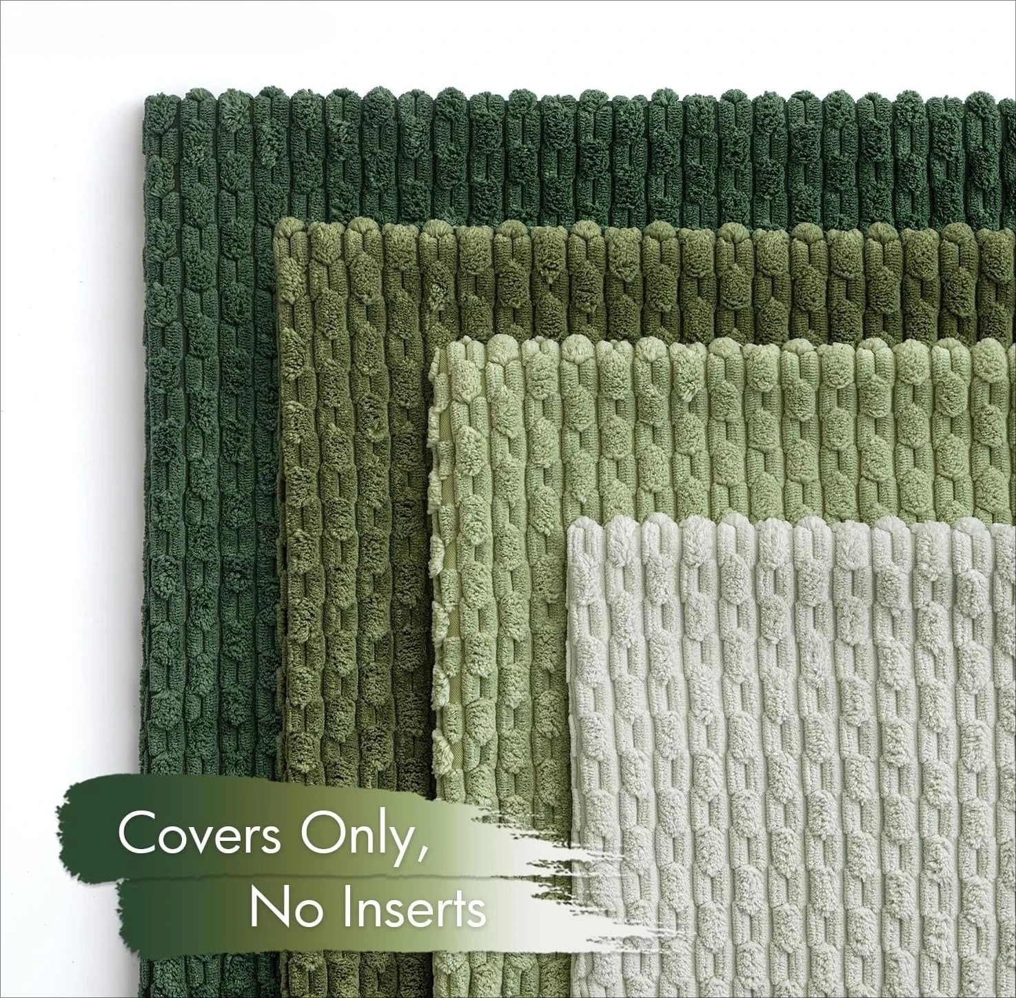 Striped Corduroy Throw Pillow Cover
