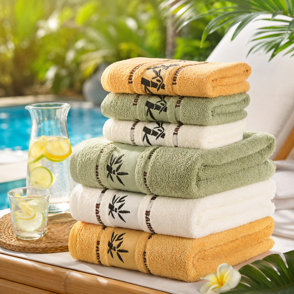 Ultra-Soft Bamboo Face Towel – Quick-Dry & Highly Absorbent