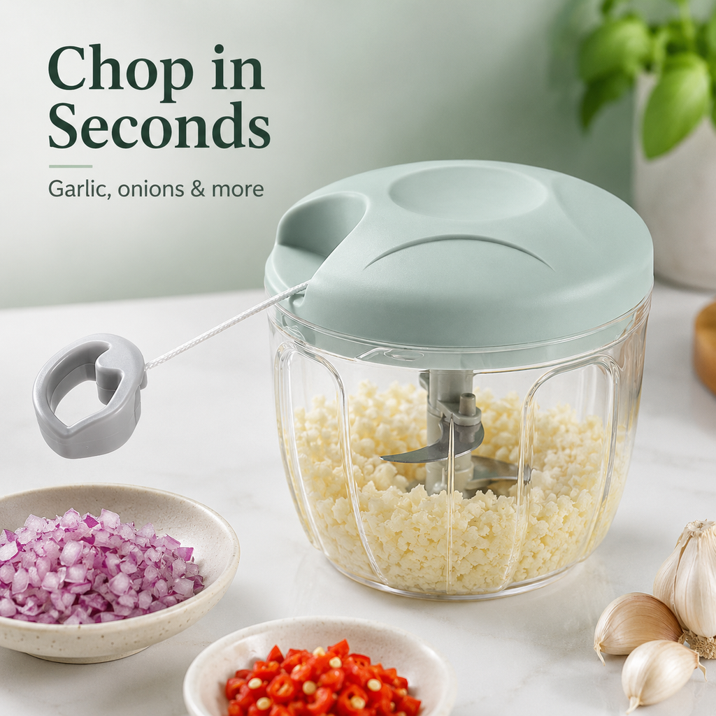 Manual Garlic and Vegetable Chopper