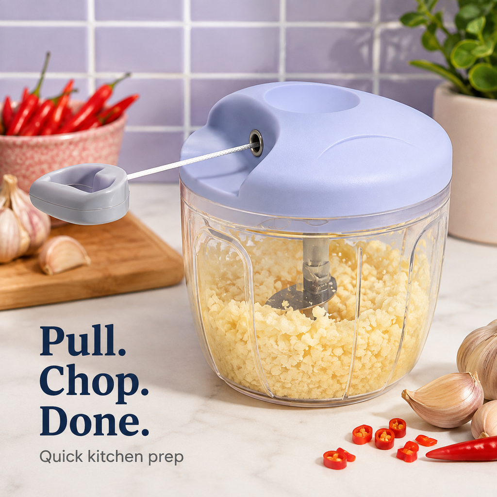 Manual Garlic and Vegetable Chopper