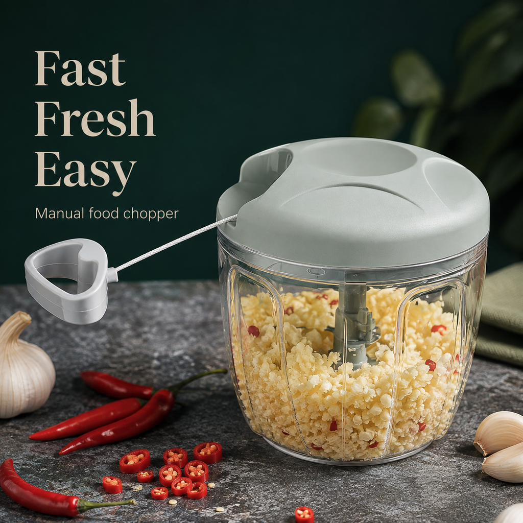 Manual Garlic and Vegetable Chopper