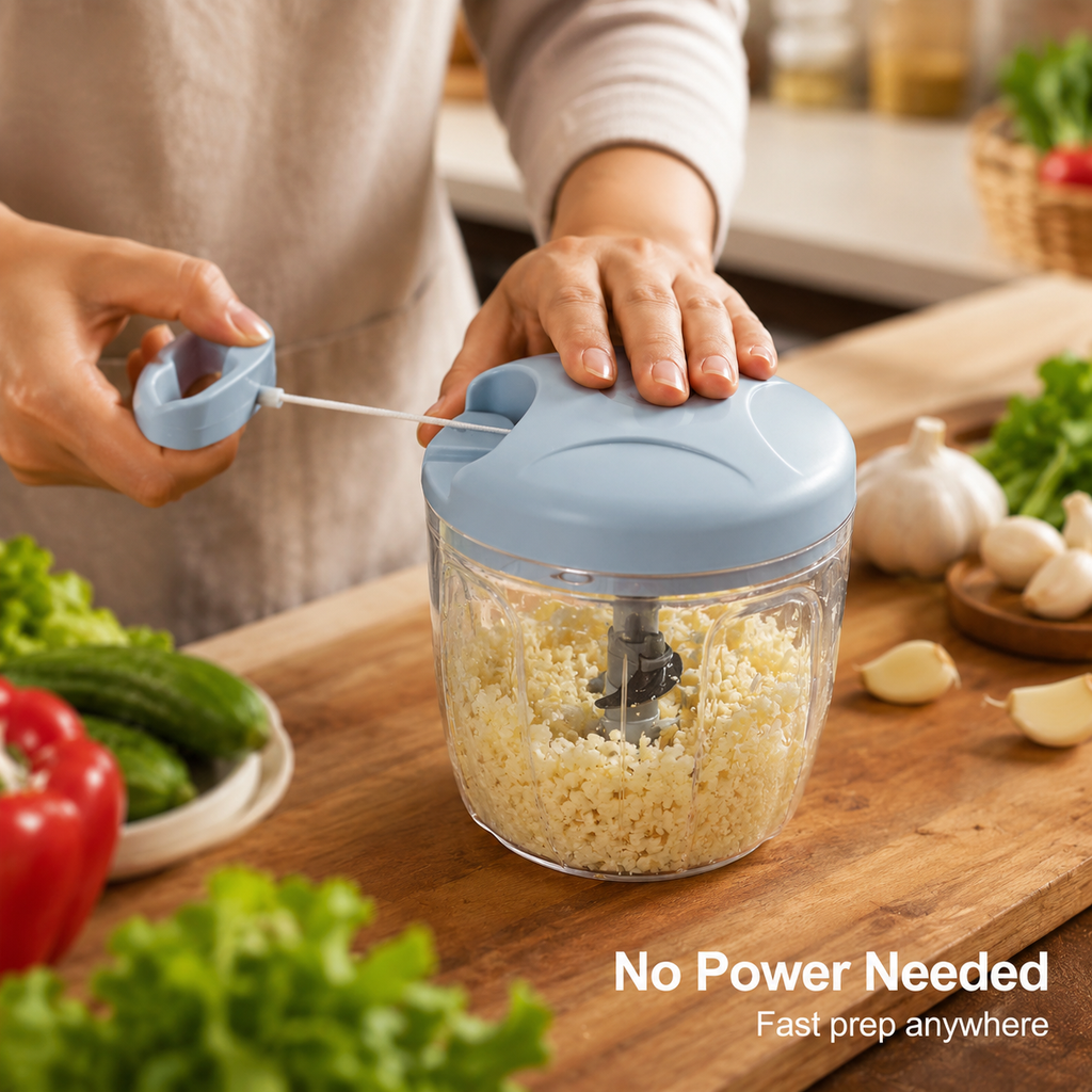 Manual Garlic and Vegetable Chopper